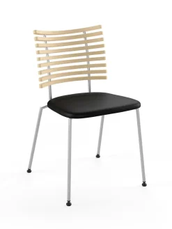 Naver Collection Spisebordsstole<Tiger Stol, sort læder fra