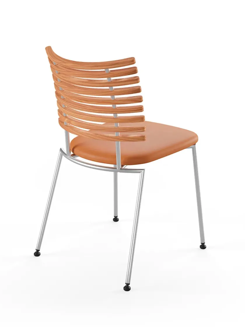 Naver Collection Spisebordsstole<Tiger Stol, sort læder fra