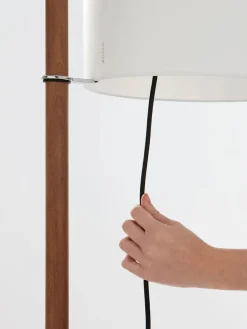 Santa & Cole Gulvlamper|Spots<TMM Gulvlampe, valnød fra Santa and Cole