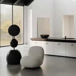 101 Copenhagen Lænestole<Toe Chair Flat, bouclé fra