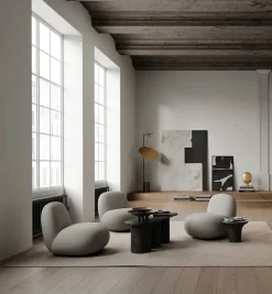 101 Copenhagen Lænestole<Toe Chair Flat, taupe fra