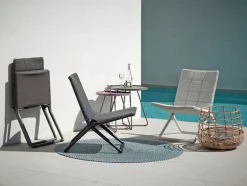 Cane-line Udendørs Loungemøbler|Havestole<Traveller Lounge Klapstol, soft touch fra