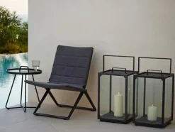 Cane-line Udendørs Loungemøbler|Havestole<Traveller Lounge Klapstol, soft touch fra