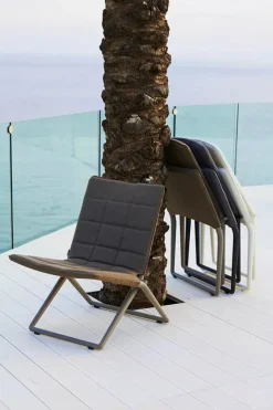 Cane-line Udendørs Loungemøbler|Havestole<Traveller Lounge Klapstol, soft touch fra