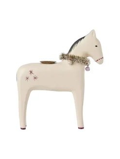 Maileg Lysestager<Træhest Lysestage, stor fra