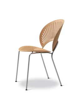 Fredericia Furniture Spisebordsstole<Trinidad Stol, Olieret Eg af Nanna Ditzel