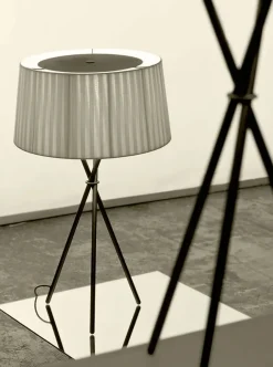 Santa & Cole Spots<Tripode Bordlampe, diplomatica stripe fra Santa and Cole