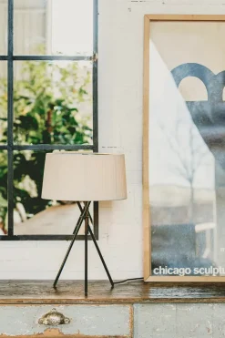 Santa & Cole Spots<Tripode Bordlampe, sort fra Santa and Cole