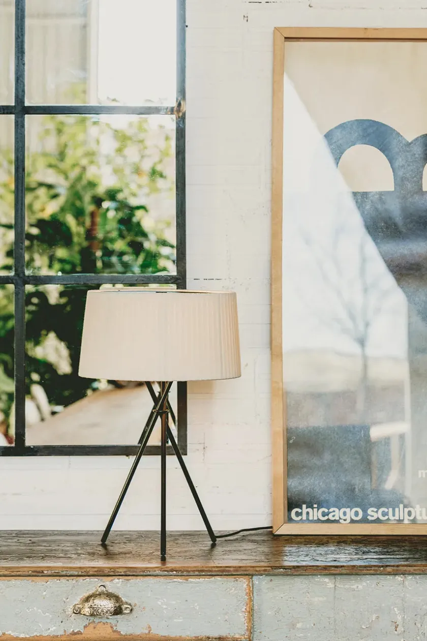 Santa & Cole Spots<Tripode Bordlampe, sort fra Santa and Cole