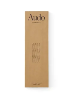 Audo Copenhagen Stearinlys<Twist Tapered Lys, sæt á 4 stk. fra