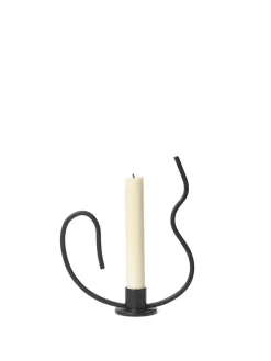 Ferm Living Lysestager<Valse Candleholder, low fra