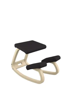 Variér Skamler<Variable balans stol, dark brown wood/revive 194 fra