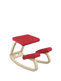 Variér Skamler<Variable balans stol, dark brown wood/revive 194 fra