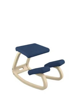 Variér Skamler<Variable balans stol, dark brown wood/revive 194 fra