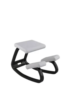 Variér Skamler<Variable balans stol, dark brown wood/revive 194 fra