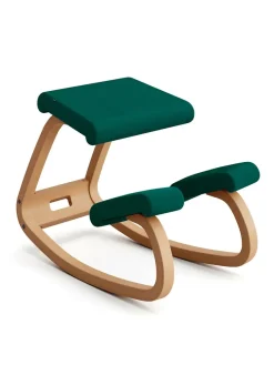 Variér Skamler<Variable balans stol, dark brown wood/revive 194 fra