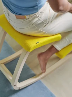 Variér Skamler<Variable balans stol, dark brown wood/revive 194 fra