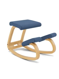 Variér Skamler<Variable balans stol, dark brown wood/revive 194 fra