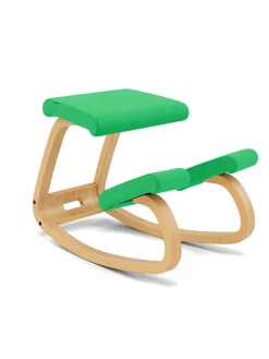 Variér Skamler<Variable balans stol, dark brown wood/revive 194 fra