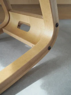 Variér Skamler<Variable Balans Stol, light brown wood fra