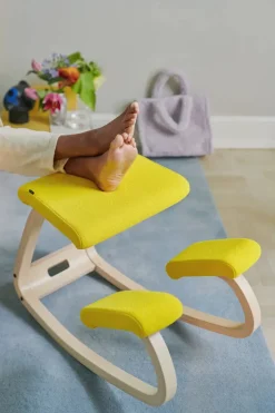 Variér Skamler<Variable Stol, light brown/vidar fra Varier Furniture