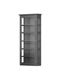 Lindebjerg Design Vitrineskabe<Væghængt Vitrineskab N4, dark blue fra