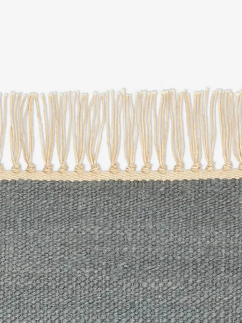 Kvadrat Gulvtæpper<Vintage Naturally Coloured Fringes Tæppe, 180 x 240 cm fra