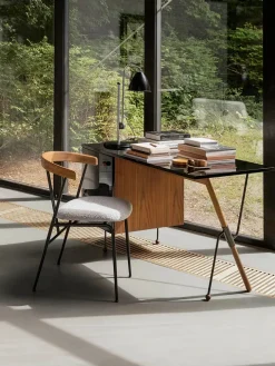 GUBI Spisebordsstole<Violin Dining Chair, american walnut fra