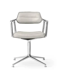 Vipp Spisebordsstole<453 Swivel Chair, Light Grey, Special Edition fra