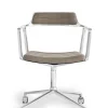 Vipp Kontorstole<452 Swivel Chair m/hjul, dark sand fra