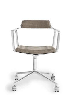 Vipp Kontorstole<452 Swivel Chair m/hjul, dark sand fra