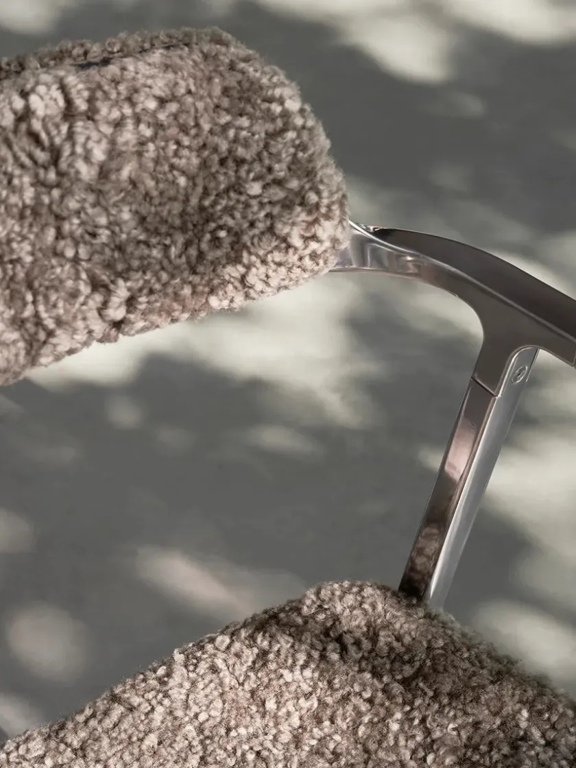 Vipp Spisebordsstole<452 Swivel Chair m/sort stel, sort læder fra