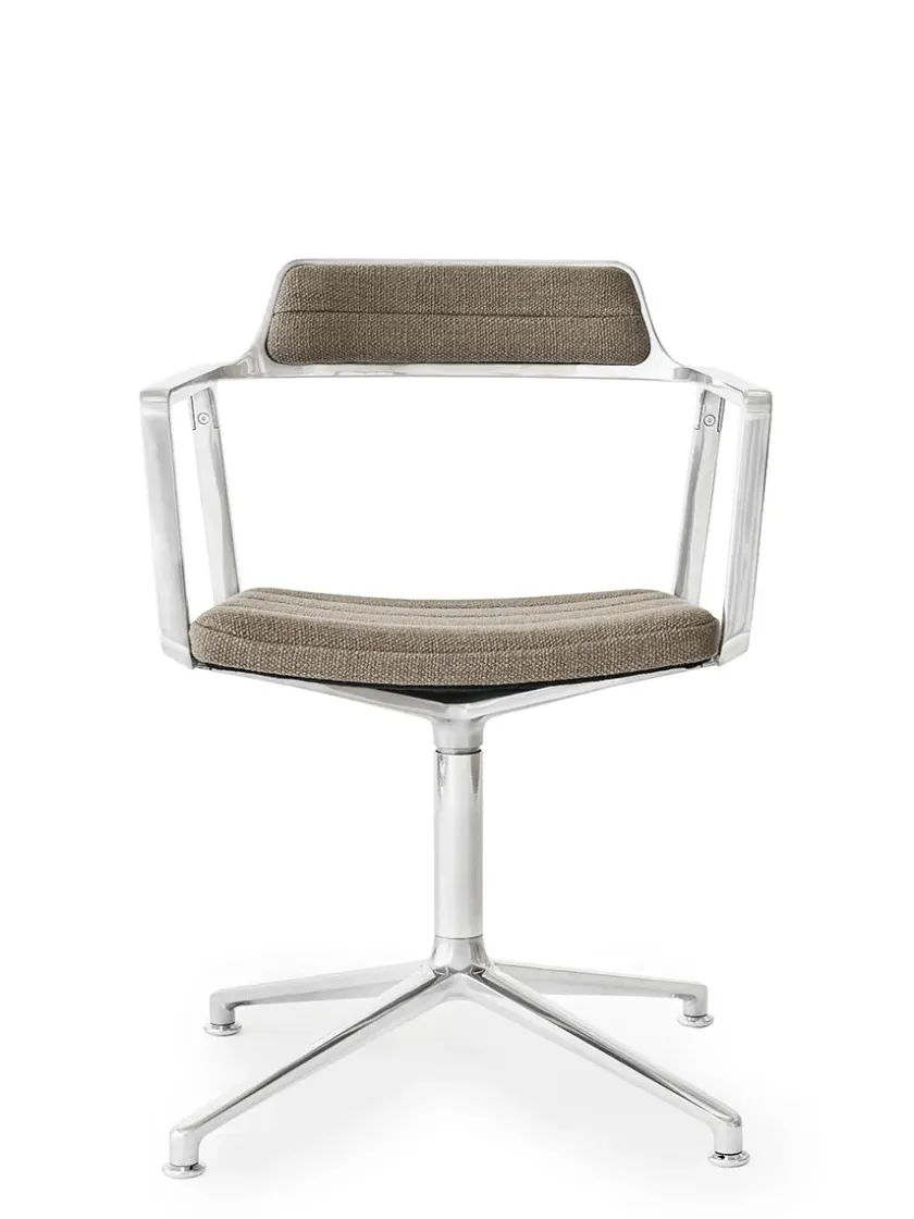 Vipp Spisebordsstole<452 Swivel Chair, sort læder fra