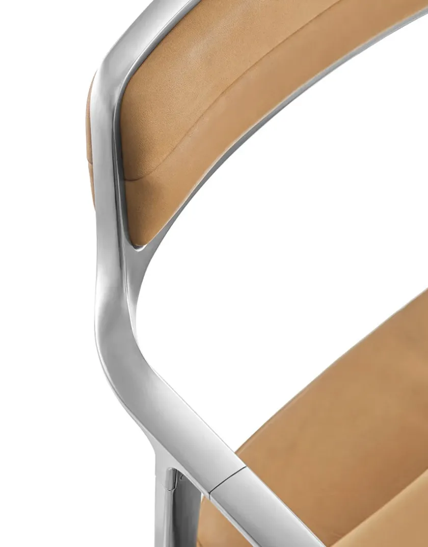 Vipp Spisebordsstole<452 Swivel Chair, sort læder fra