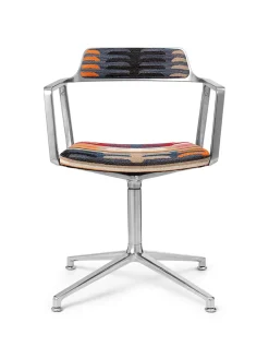 Vipp Spisebordsstole<452 Swivel Chair, sort læder fra