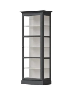 Lindebjerg Design Vitrineskabe<Vitrineskab Classic V1, lys grå fra