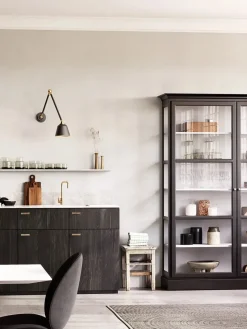 Lindebjerg Design Vitrineskabe<Vitrineskab Classic V2, sort fra