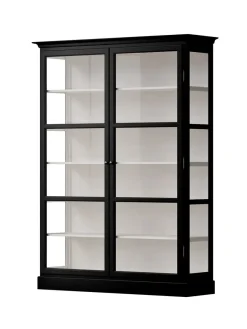 Lindebjerg Design Vitrineskabe<Vitrineskab Classic V2, sort fra
