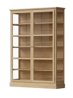 Lindebjerg Design Vitrineskabe<Vitrineskab N2, light oak fra