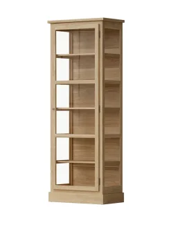 Lindebjerg Design Vitrineskabe<Vitrineskab N1, light oak fra