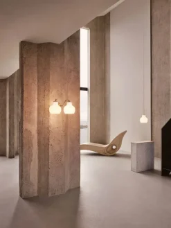 Louis Poulsen Væglamper|Spots<VL Ringkrone, dobbelt væglampe fra