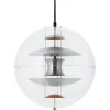 Verpan Pendler|Spots<VP Globe, brushed alu Ø40 cm af Verner Panton