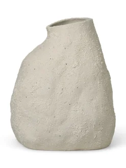 Ferm Living Vaser<Vulca Medium vase, Off-white Stone fra