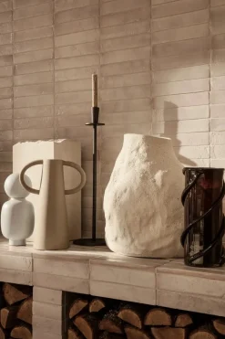 Ferm Living Vaser<Vulca Medium vase, Off-white Stone fra
