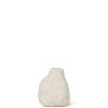 Ferm Living Vaser<Vulca Mini Vase, Off-white stone fra
