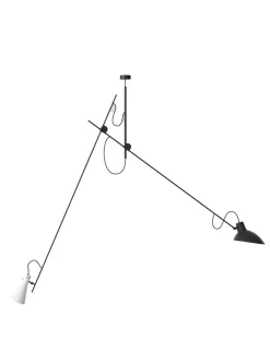 Astep Pendler|Spots<VV Cinquanta Suspension Lampe, m. sort/hvid skærme fra