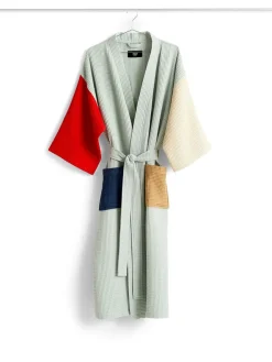 HAY Tøj|Badeværelsestekstiler<Waffle badekåbe, cream multi fra