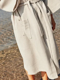 HAY Tøj|Badeværelsestekstiler<Waffle Badekåbe, dusty blue multi fra