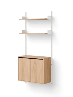 New Works Skænke<Wall Shelf Cabinet Tall w. Doors fra