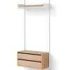 New Works Tøjstativer|Entrémøbler<Wardrobe Shelf Cabinet w. Drawers fra